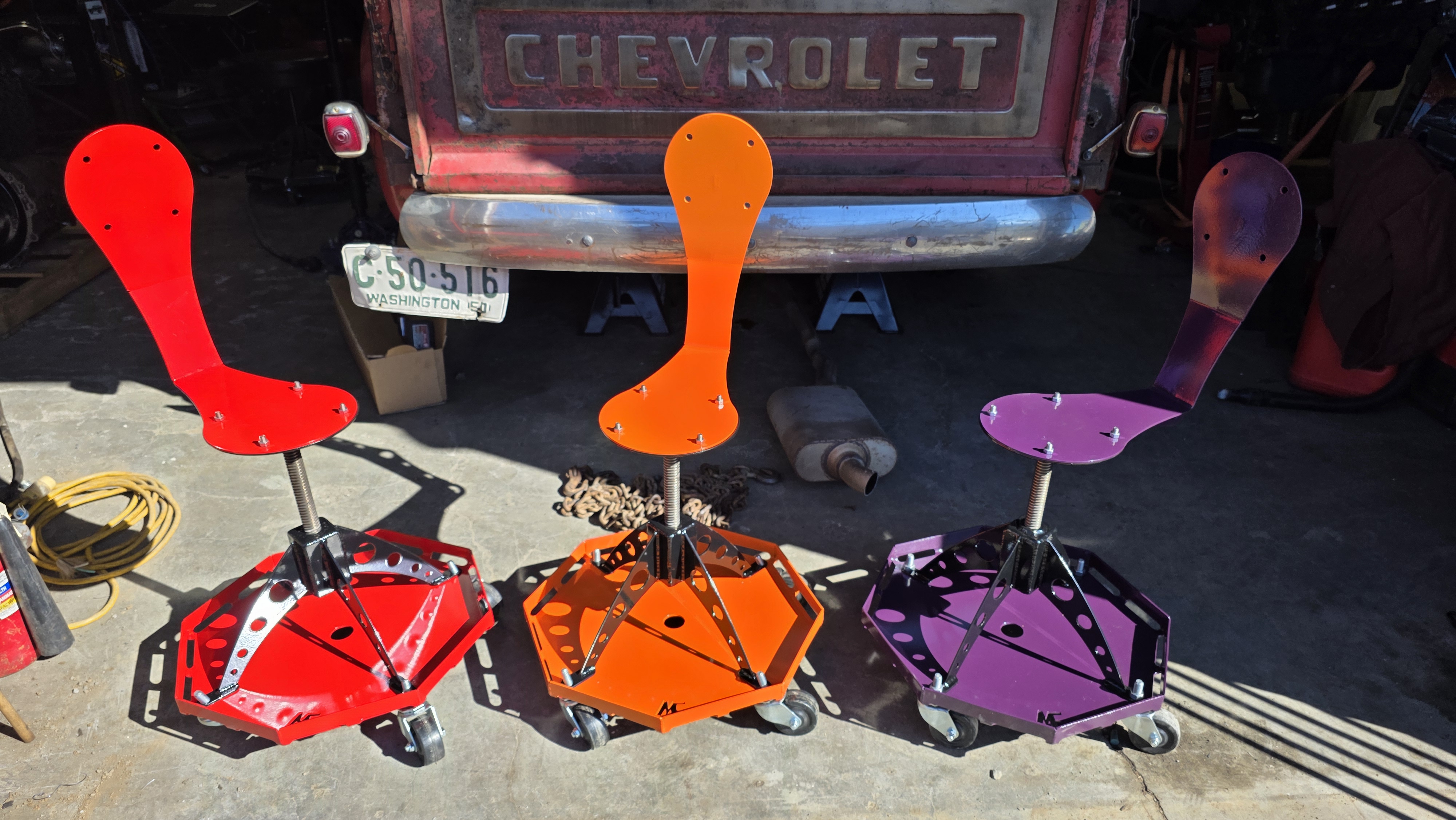 Gnr Rodding Stools New stools!! | Rat Rods Rule - Hot Rods, Rat Rods, Sleepers, Beaters ...